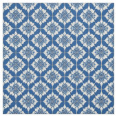 Elegantes Blau-Weiß-Muster Stoff (Muster)