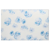 Elegantes Blau-Weiß-Muster Stoff (Fat Quarter (45,7 x 55,9 cm))