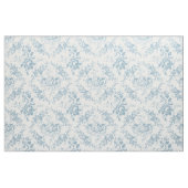Elegantes blau-weiße Blumentoilette Stoff (Fat Quarter (45,7 x 55,9 cm))