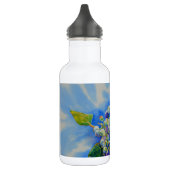 Elegantes Blaubeerengemälde Edelstahlflasche (Links)