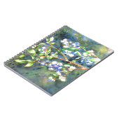 Elegantes Blaubeerengemälde Notizblock (Linke Seite)