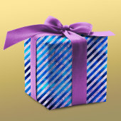 Elegantes blaues Aqua Weihnachtsfeiertage Wra Geschenkpapier