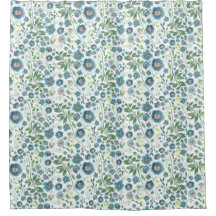 Elegantes blaues Aquamarines Blumenmuster