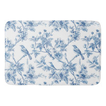 Elegantes blaues Blumen-Chinoiserie 