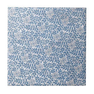 ELEGANTES BLAUES BLUMEN FLIESE