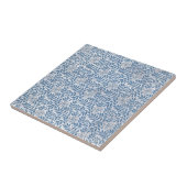 ELEGANTES BLAUES BLUMEN FLIESE (Seite)