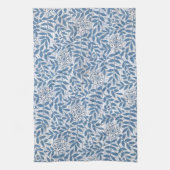 ELEGANTES BLAUES BLUMEN HANDTUCH (Vertikal)