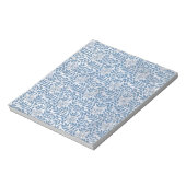 ELEGANTES BLAUES BLUMEN NOTIZBLOCK (Rotiert)