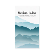 Elegantes blaues Gebirge Landschaftsbild