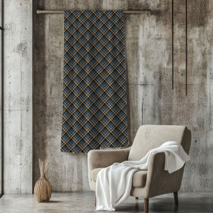 Elegantes blaues gelbes Decken für Männergeschenk