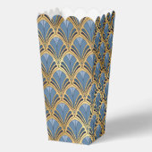 Elegantes blaues Gold Piazza della Riforma Geschenkschachtel (Vorderseite)