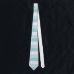 Elegantes, blaues, grün gestreiftes, modernes Temp Krawatte<br><div class="desc">Elegante Pastel blau grün gestreift Moderne Vorlage Neck Tie.</div>