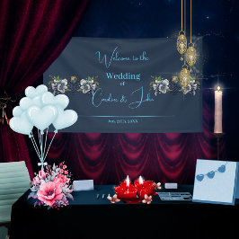 Elegantes blaues keltisches Design Banner