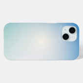 Elegantes blaues Leder Case-Mate iPhone Hülle (Rückseite (Horizontal))