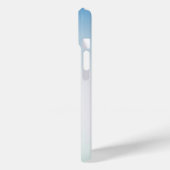 Elegantes blaues Leder Case-Mate iPhone Hülle (Rückseite / Links)