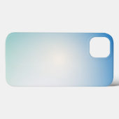 Elegantes blaues Leder Case-Mate iPhone Hülle (Rückseite (Horizontal))