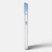 Elegantes blaues Leder Case-Mate iPhone Hülle (Rückseite / Links)