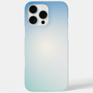 Elegantes blaues Leder iPhone 16 Pro Max Hülle