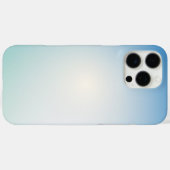 Elegantes blaues Leder Case-Mate iPhone Hülle (Rückseite (Horizontal))