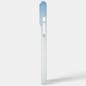 Elegantes blaues Leder Case-Mate iPhone Hülle (Rückseite / Links)