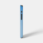 Elegantes blaues Leder iPhone Hülle (Linke Seite)