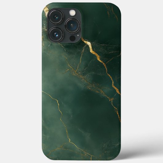 Elegantes blaues Marmorstein-iPhone/iPad-Case Case-Mate iPhone Hülle (Rückseite)