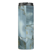 Elegantes blaues natürliches thermosbecher (Rückseite)