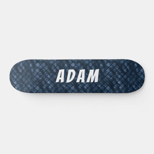 elegantes blaues Skateboard (Horizontal)