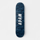 elegantes blaues Skateboard (Vorne)