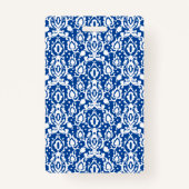 Elegantes blaues und weißes ausweis (Rückseite)