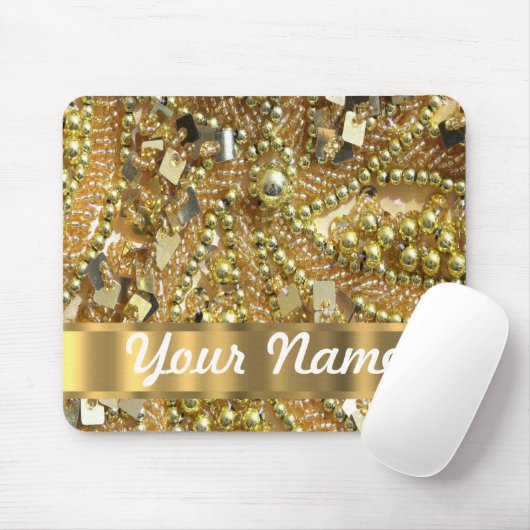 Elegantes bling Gold Mousepad (Mit Mouse)