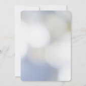 Elegantes Blue Blume Chinoiserie Brautparty Einladung (Rückseite)