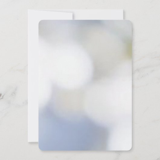 Elegantes Blue Blume Chinoiserie Brautparty Einladung (Rückseite)