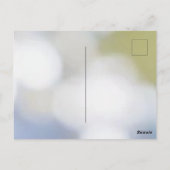 Elegantes Blue Blume Chinoiserie Brautparty Postkarte (Rückseite)