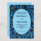 Elegantes Blue Board-Einladungs-Template Einladung (Vorne/Hinten)