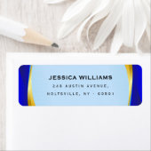 Elegantes Blue Gold Luxury Designer Logo (Insitu)