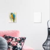 Elegantes Blue & Gold Parrot Wine Festival Moon an Bilderwand Sets (Wohnzimmer)