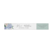 Elegantes Blue Hydrangea Wedding Wrap rund um das (Person)