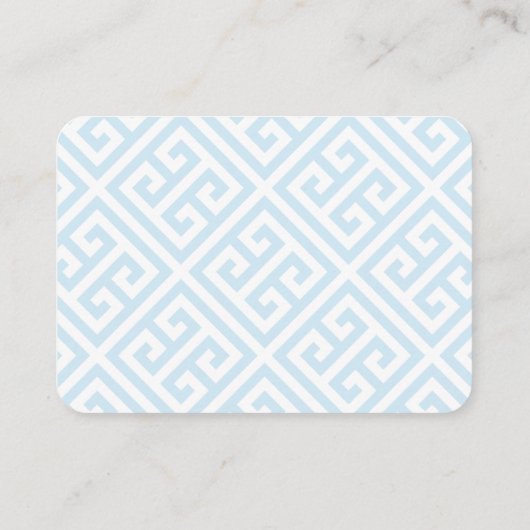 Elegantes Blue Hydrangeas QR Code Brautparty UAWG Begleitkarte (Rückseite)