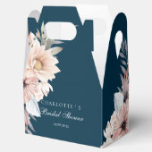 Elegantes Blue & Pastel Boho Brautparty Geschenkschachtel (Geöffnet)