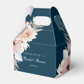 Elegantes Blue & Pastel Boho Brautparty Geschenkschachtel (Vorderseite)