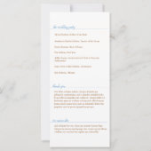 Elegantes Blue Program, Caroline Wedding Collectio (Rückseite)