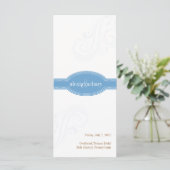 Elegantes Blue Program, Caroline Wedding Collectio (Stehend Vorderseite)