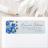Elegantes Blue Script Botanical Watercolor (Insitu)