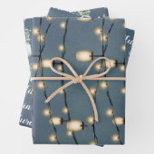 Elegantes Blue Surprise Retirement Party Classic R Geschenkpapier Set (Beispiel)