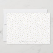 Elegantes blüh Kalligraphie Probe Dinner Einladung (Rückseite)