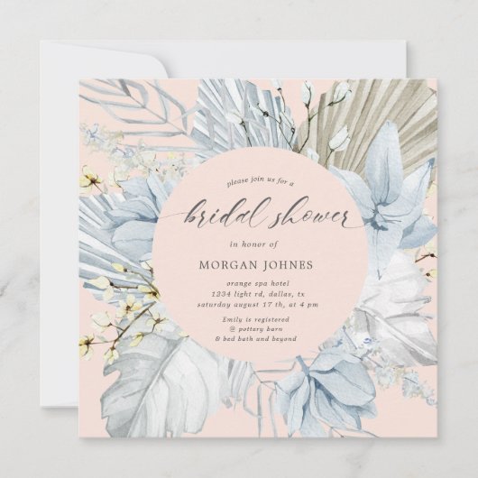 elegantes blühendes böhmisches Brautparty (Vorderseite)