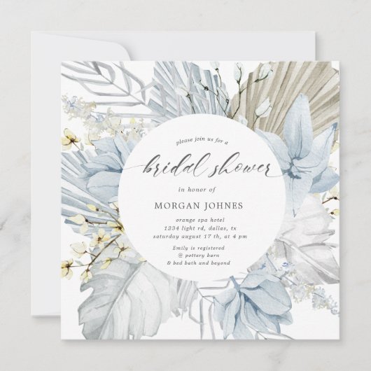 elegantes blühendes böhmisches Brautparty (Vorderseite)