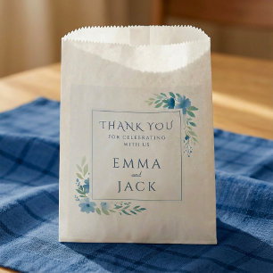 Elegantes blühendes Hochzeitsgeschenk Geschenktütchen