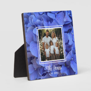 Elegantes, blühendes Hydrangeas Fotoplatte